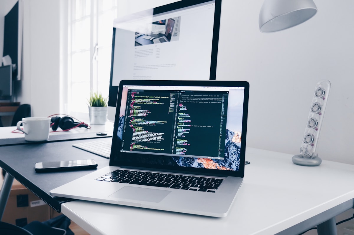 Espace de travail informatique
